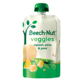 Beech-Nut Veggies Stage 2 Baby Food, Squash Peas & Pears, 3.5 oz Pouch