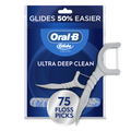 Oral-B Glide Ultra Deep Clean Floss Picks, Cool Mint Flavor