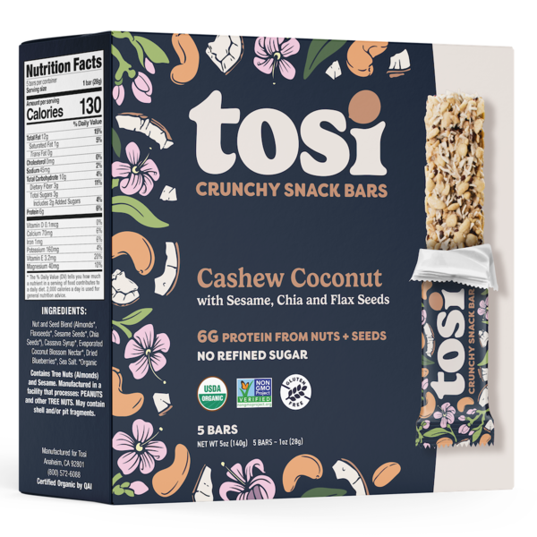 Tosi  Cashew Coconut Snack Bar