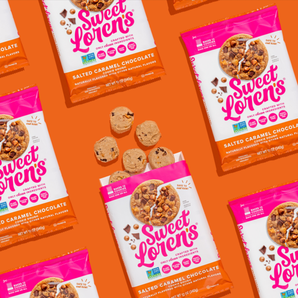 Sweet Loren's  Salted Caramel Cookie Dough, Gluten Free & Vegan