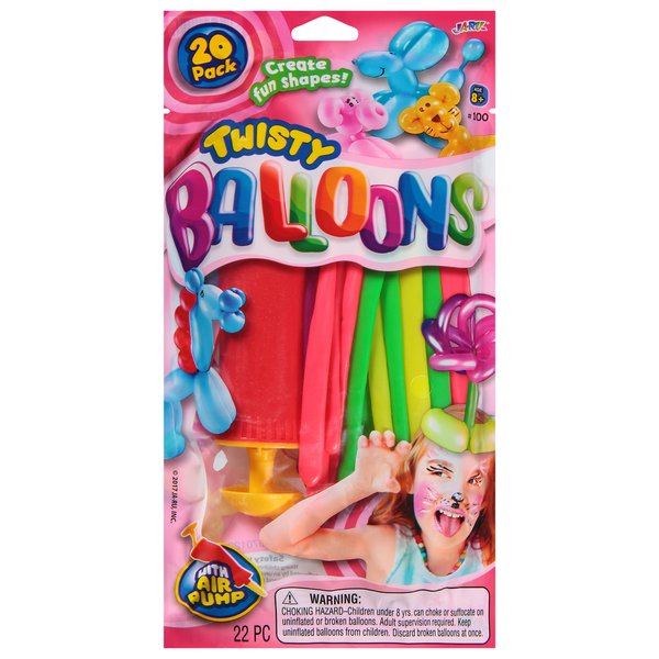 JA-RU Balloons, Twisty, Age 8+