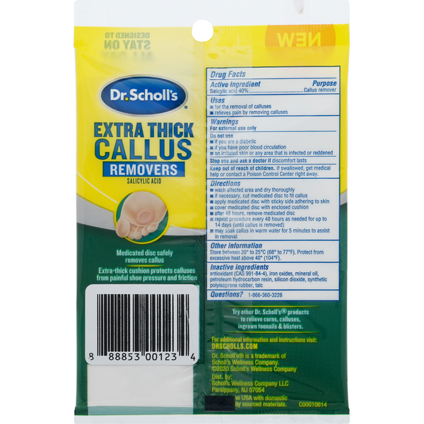 Dr. Scholl's Callus Removers, Extra Thick