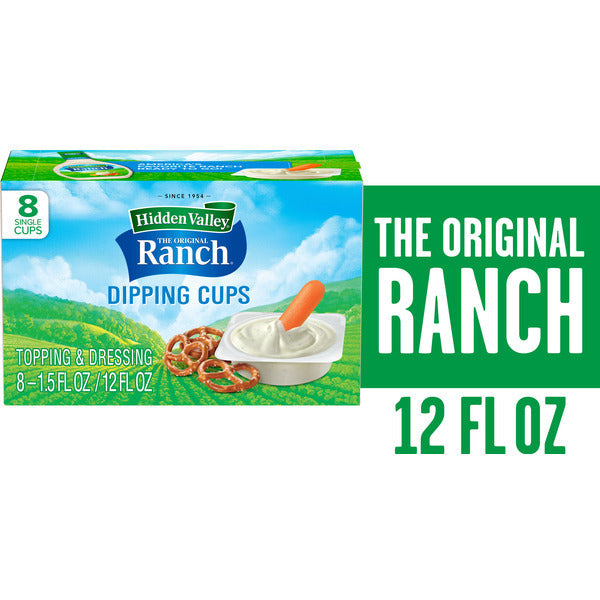 Hidden Valley Original Ranch Salad Dressing To Go Cups