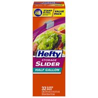 Hefty Slider Bags, Storage, Half Gallon, Value Pac...
️