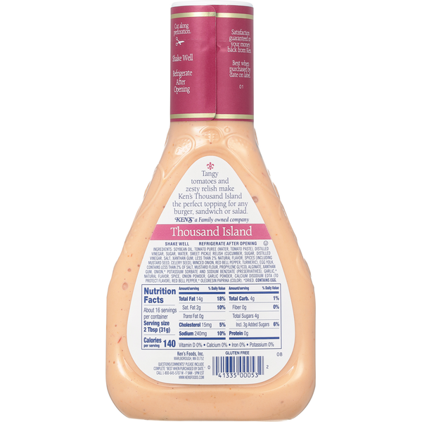 Ken's Steak House Thousand Island Dressing