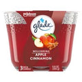 Glade 3-Wick Scented Candle, Apple Cinnamon️