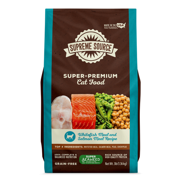 Supreme Source Grain Free Whitefish Meal and Salmon Meal Recipe Cat Food