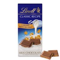 Lindt Classic Recipe Caramel with Sea Salt Milk Chocolate Candy Bar