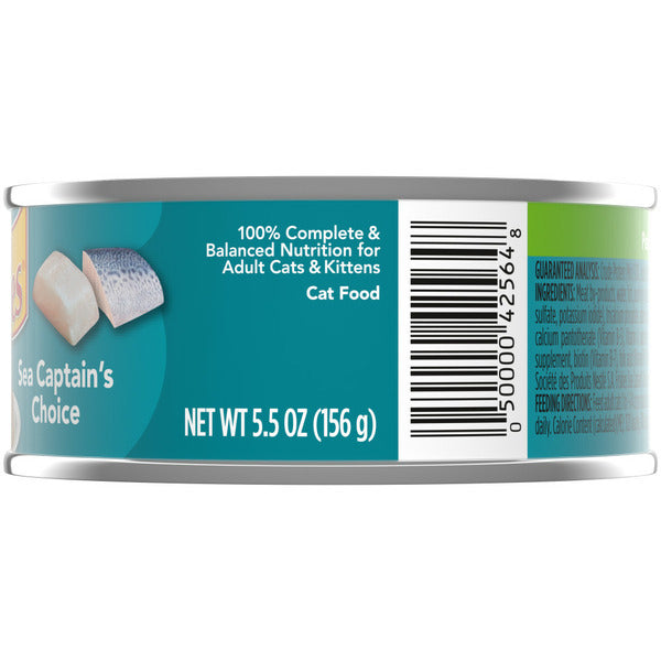 Purina Friskies Wet Cat Food Pate, Sea Captain's Choice