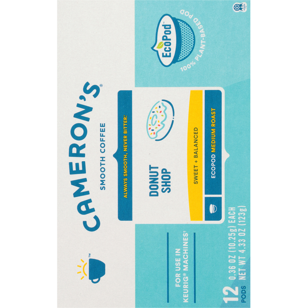 Cameron's Coffee EcoPods, Donut Shop Blend Medium Roast
