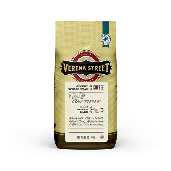 Verena Street Coffee Cow Tipper Flavored Ground Coffee
