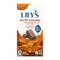 LILY'S Salted Caramel Flavored Milk Chocolate Style No Sugar Added, Sweets Bar, 2.8 oz