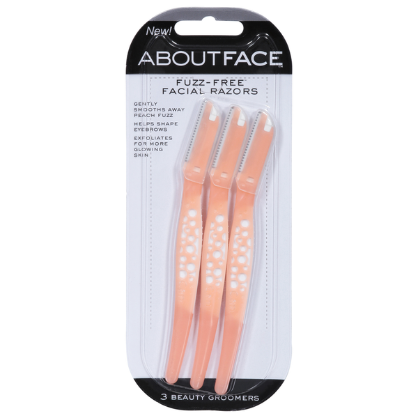 AboutFace Facial Razors, Fuzz-Free