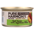 Pure Harmony Grain Free Beef Recipe With Vegetables Pate Cat Food