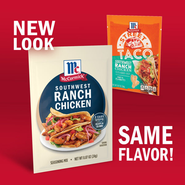 McCormick Street Taco Southwest Ranch Chicken Seasoning Mix