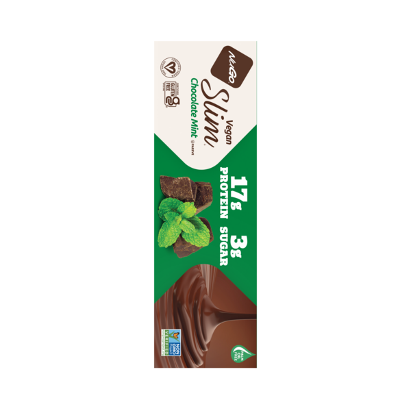 NuGo Slim Chocolate Mint, Vegan, Gluten Free, Low Sugar, Protein Bar
