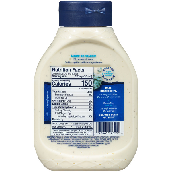 Litehouse Chunky Blue Cheese Dressing & Dip