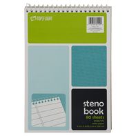 Top Flight Steno Book, Gregg Rule, White Paper, 80...
️