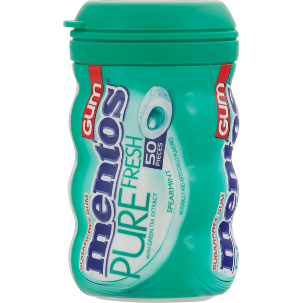 Mentos Gum, Sugarfree, Spearmint