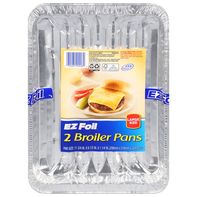 Hefty EZ Foil Broiler Pans, Large Size️