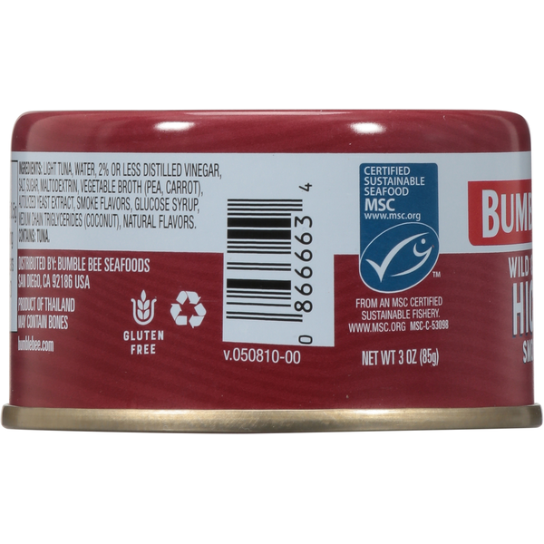 Bumble Bee Wild Caught Hickory Smoke Flavor Tuna