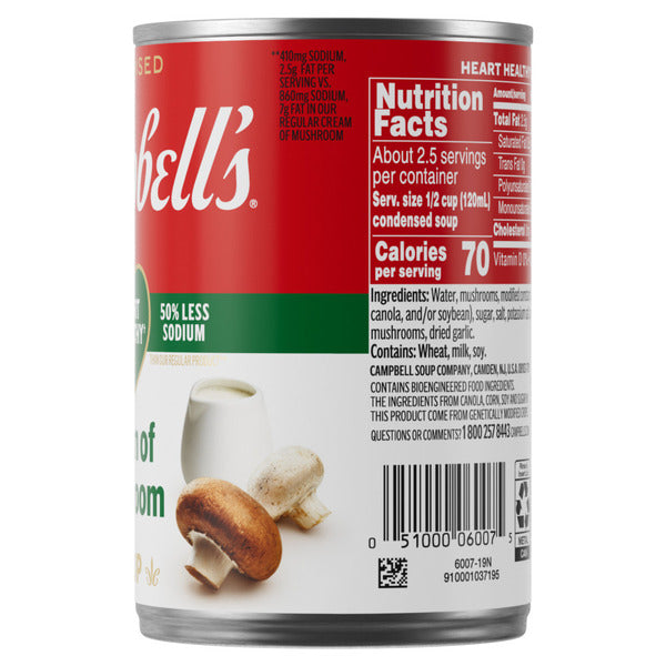 Campbell's Heart Healthy Cream of Mushroom Soup