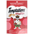 TEMPTATIONS MixUps Crunchy and Soft Cat Treats Backyard Cookout Flavor