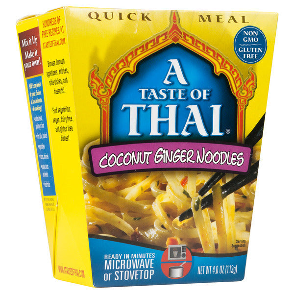 A Taste of Thai Coconut Ginger Noodles Quick Meal
