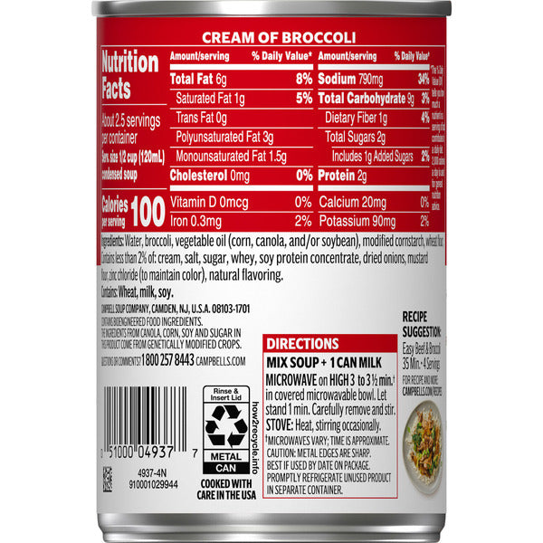 Campbell's Cream of Broccoli Soup
