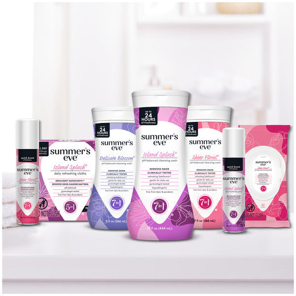 Summer's Eve Feminine Cleansing Wipes, Island Splash