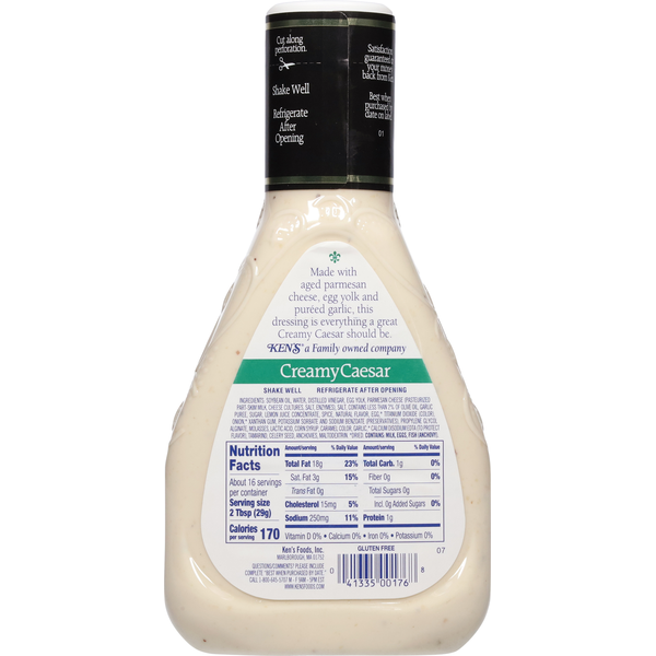 Ken's Steak House Creamy Caesar Dressing