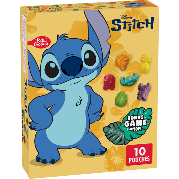 Betty Crocker Disney Stitch Gluten Free Fruit Flavored Snacks