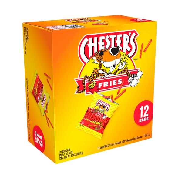 Chester's Fries, Flamin' Hot Flavored Corn Snacks
