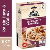 Quaker Instant Oatmeal, Raisin, Date & Walnut️