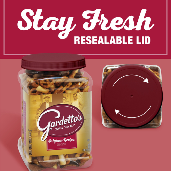 Gardetto's Original Recipe Snack Mix Salty Snacks Tub