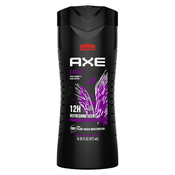 AXE Excite Men'S Body Wash Crisp Coconut & Black Pepper