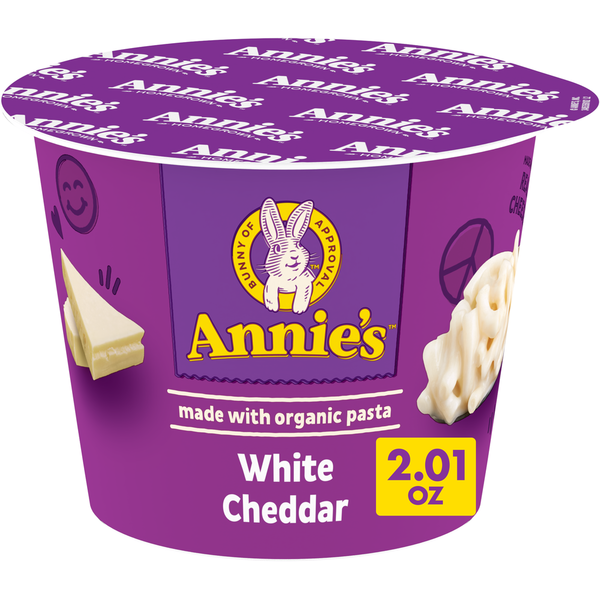 Annie's Organic White Cheddar Microwave Mac and Cheese Cup