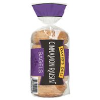 David's Deli Bagels, Cinnamon Raisin, Presliced️