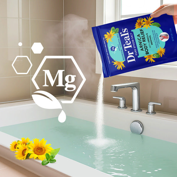 Dr Teal’s Arnica Body Relief Epsom Salt Magnesium Soak with Menthol