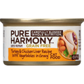 Pure Harmony Cat Food, Super Premium, Turkey & Chicken Liver Recipe With Vegetables In Gravy, Cuts, Grain-Free