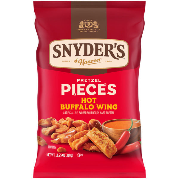 Snyder's of Hanover Hot Buffalo Wing Flavored Pretzel Pieces