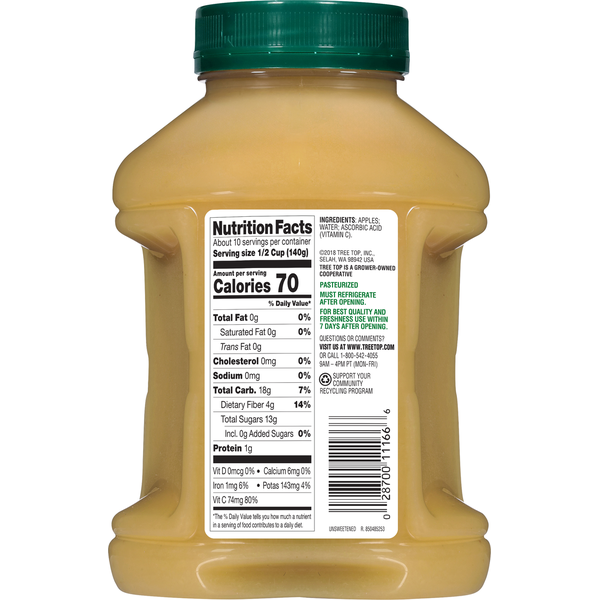 Tree Top Apple Sauce, No Sugar Added