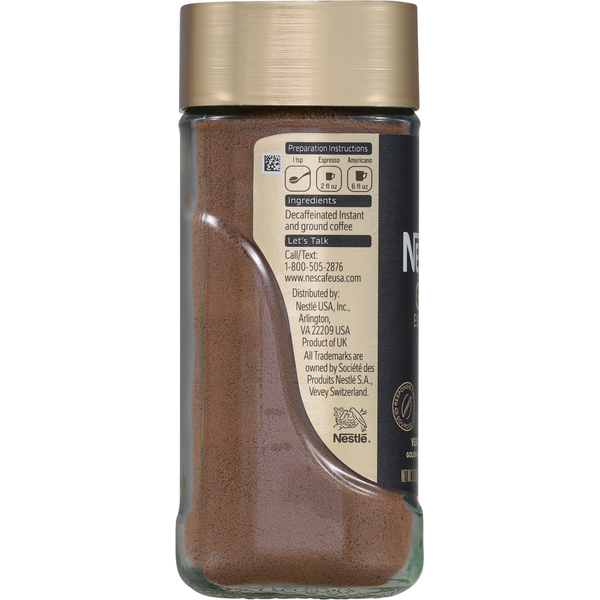 NESCAFÉ Ground Decaf Gold Espresso Velvety Crema Coffee