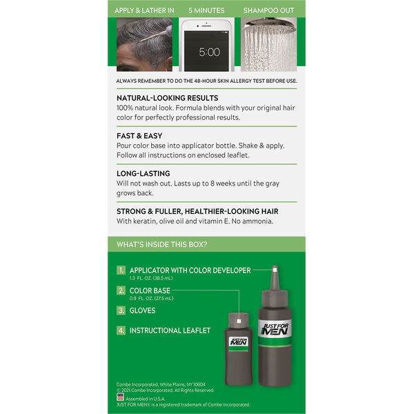 Just For Men Shampoo-In Color, Medium Brown H-35
