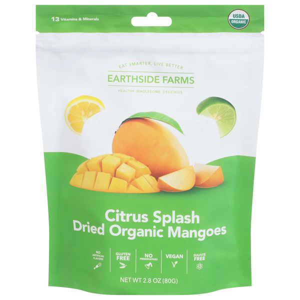 Earthside Farms Dried Organic Citrus Splash Mangoes