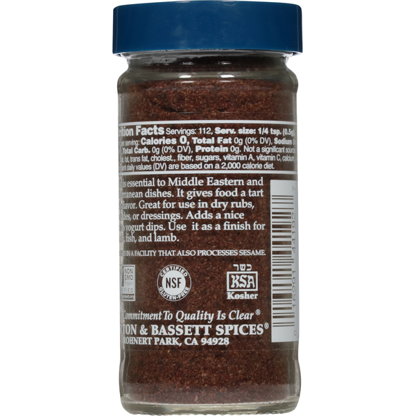 Morton & Bassett Spices Sumac