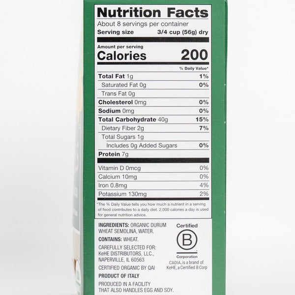 CADIA Organic Pasta Shells
