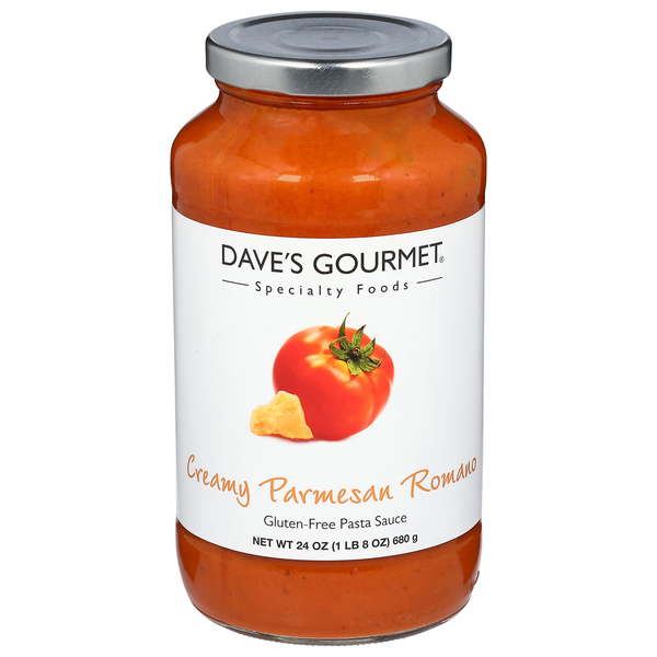 Dave's Gourmet Gluten-Free Creamy Parmesan Romano Pasta Sauce