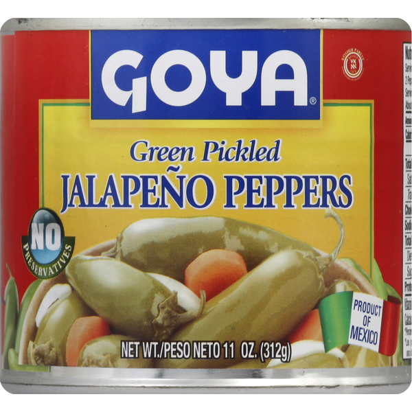 Goya Jalapeno Peppers, Green Pickled