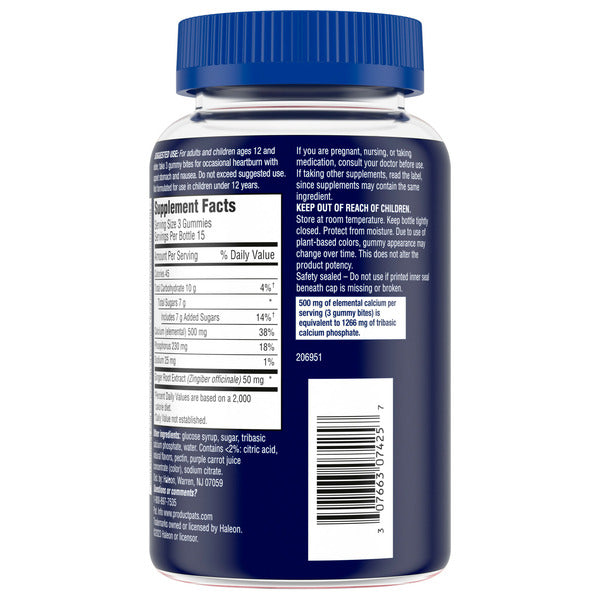 TUMS Gummy Bites Dietary Supplement